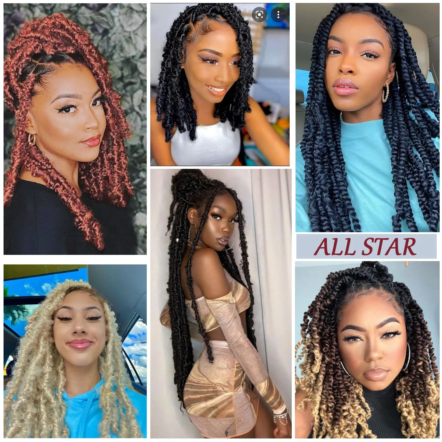 12 Inch Springy Afro Twist Hair 8 Packs Marley Twist Braiding Hair Pre-fluffed Spring Twist Hair Kinky Hair Afro Twist Hair Marley Hair for Faux Locs (12 Inch (Pack of 8), T1B/30/27)