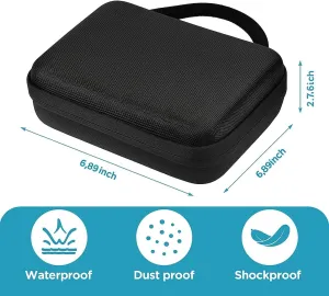 30 Slots Diabetic Insulin Peptide Fridge Carrying Case Vial Holder Storage Protector Bag Fits Standard 10ml Vials, Insulin Cooler Travel Kits Case Organizer Diabetes Protector(Black) (30-slot)