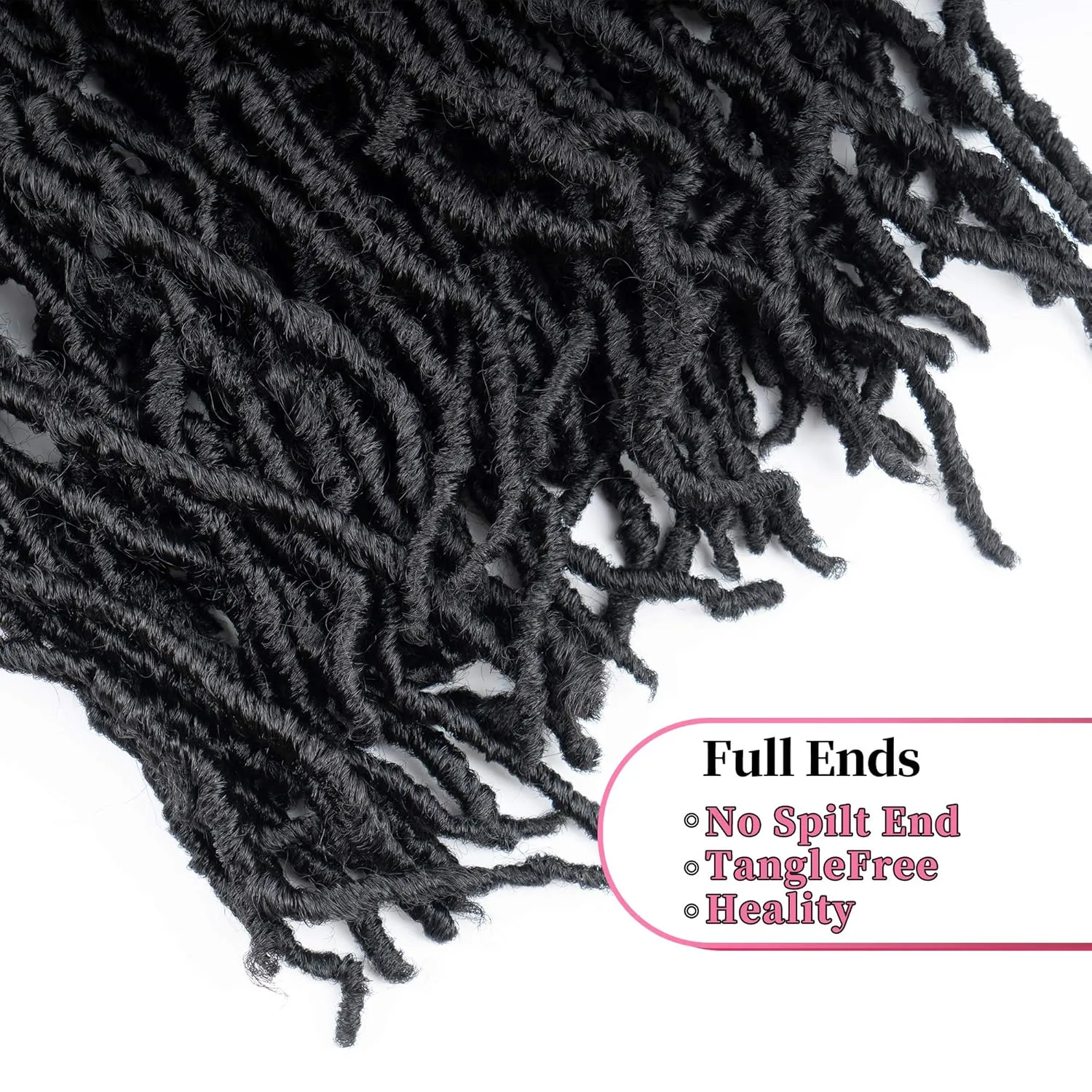 36 Inch New Soft Locs Crochet Hair Faux Locs Crochet Braids Hair 6 Packs/lot Super Long Goddess Locs Dreadlocs Synthetic Hair Extend Pre Looped Natural Soft Locs Braiding for Women (36 Inch, 1B)