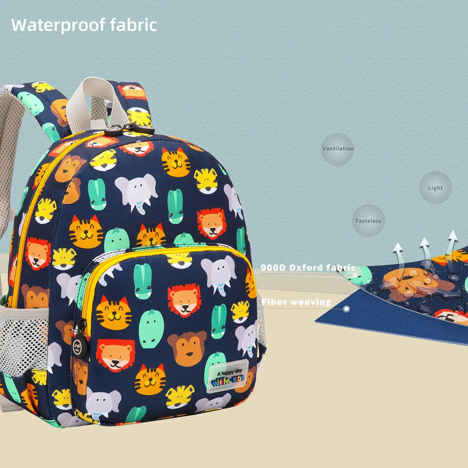 3D Dinosaur Backpack Toddler Backpacks for Boys and Girls Kids Backpack Waterproof Preschool Safety Harness Leash (Grey)