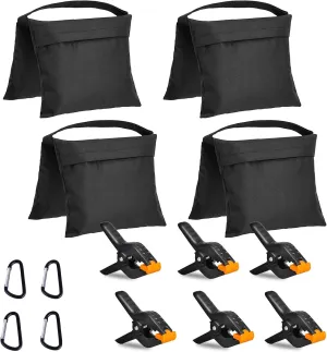 4 Packs of Heavy Photography Sandbag Studio Video Sandbags, Used for Light Brackets, Boom Brackets, Props for Fixed Brackets