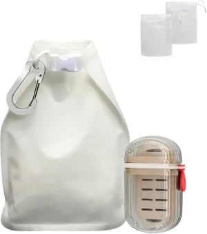 4 Pcs Travel Soap Bag, Waterproof Leakproof Quick Dry Bar Soap Travel Container, Soap Saver Pouch for Camping, Hiking, Hotel Essentials, Portable Soap Holder Travel Case, Soap Travel Bag