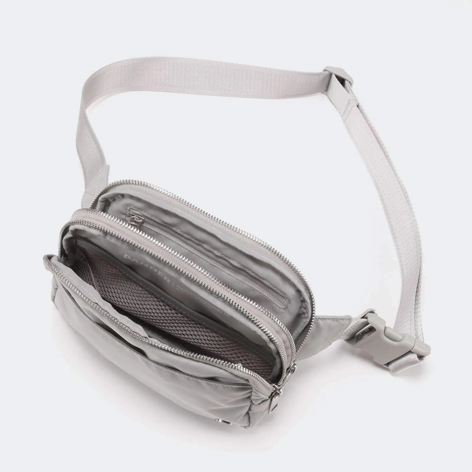 5 Zipper Pockets Purse Fanny Packs with Card Slots 2L
