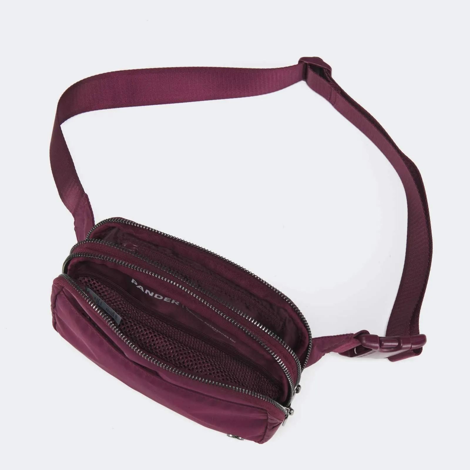 5 Zipper Pockets Purse Fanny Packs with Card Slots 2L