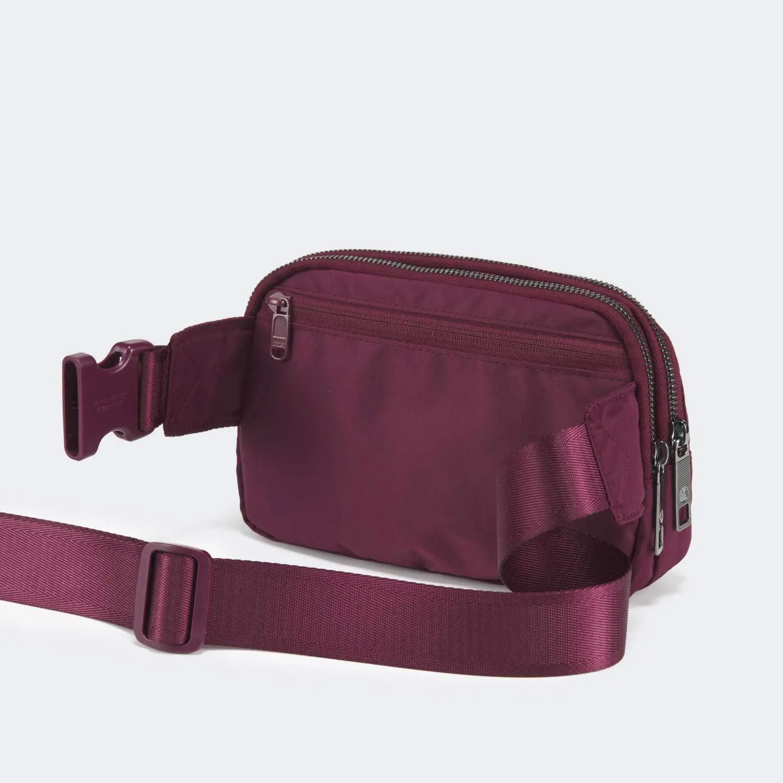 5 Zipper Pockets Purse Fanny Packs with Card Slots 2L