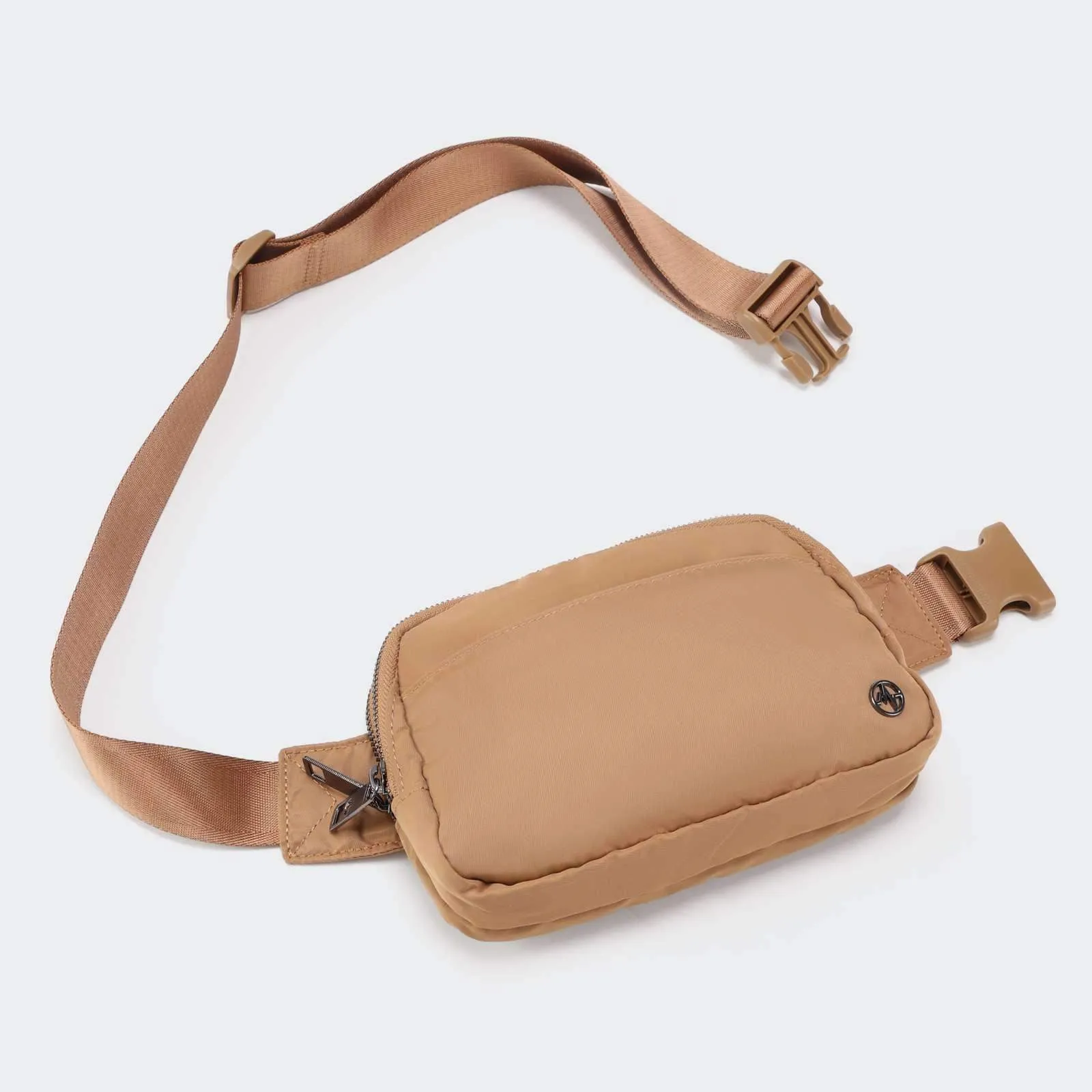5 Zipper Pockets Purse Fanny Packs with Card Slots 2L