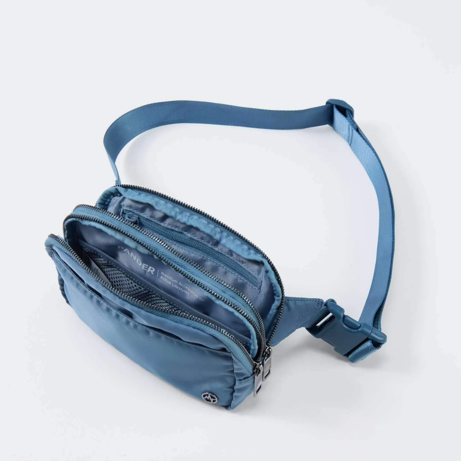 5 Zipper Pockets Purse Fanny Packs with Card Slots 2L