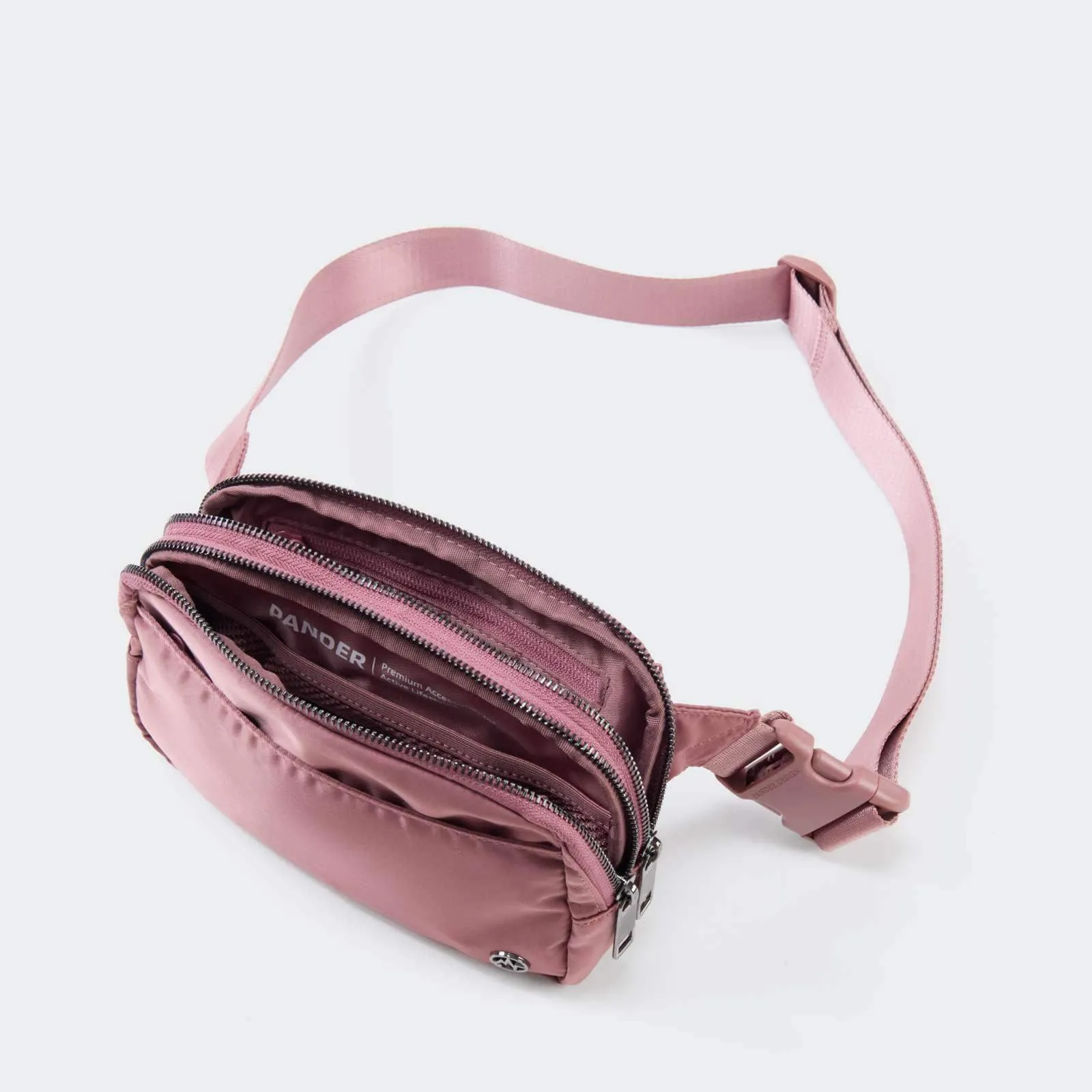 5 Zipper Pockets Purse Fanny Packs with Card Slots 2L