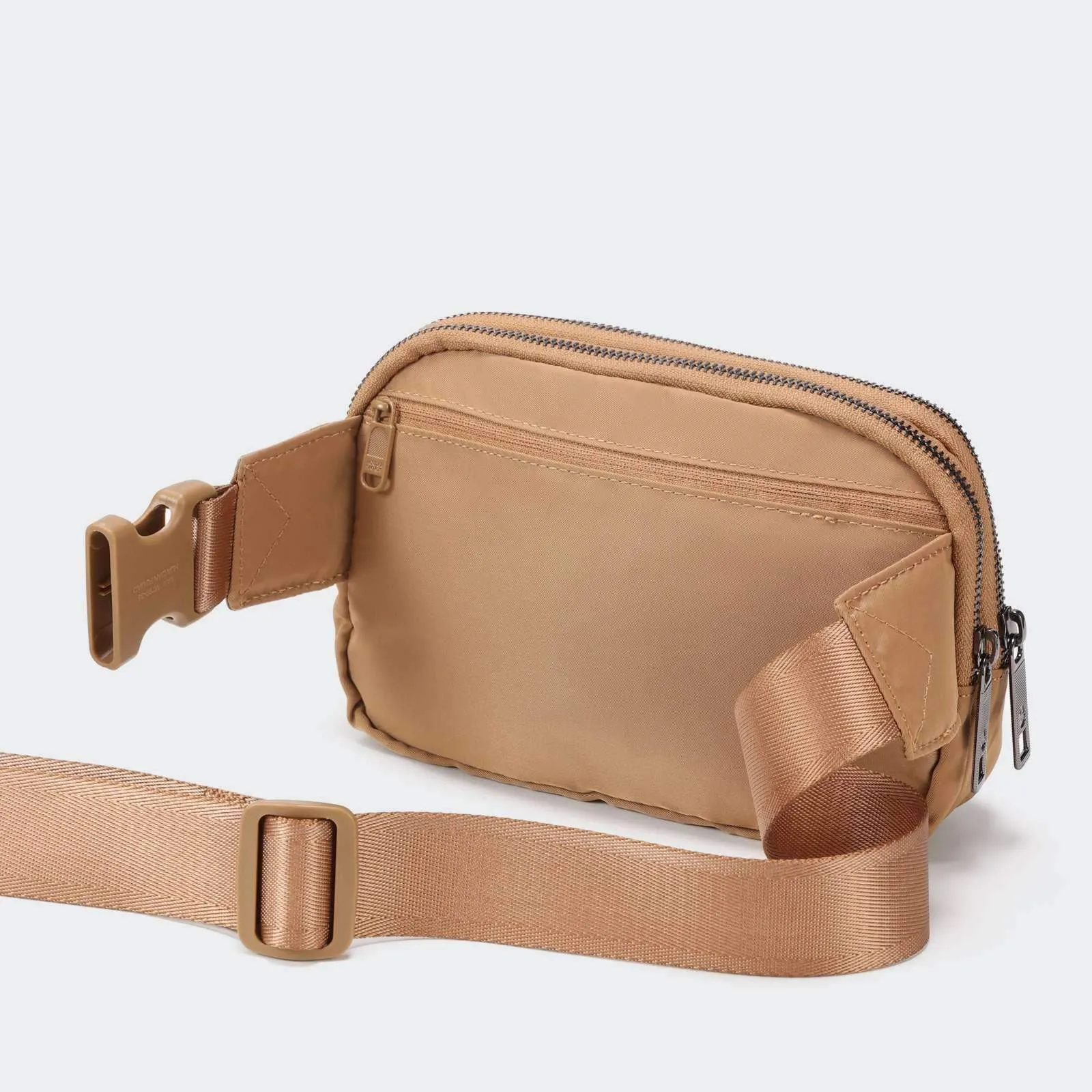 5 Zipper Pockets Purse Fanny Packs with Card Slots 2L