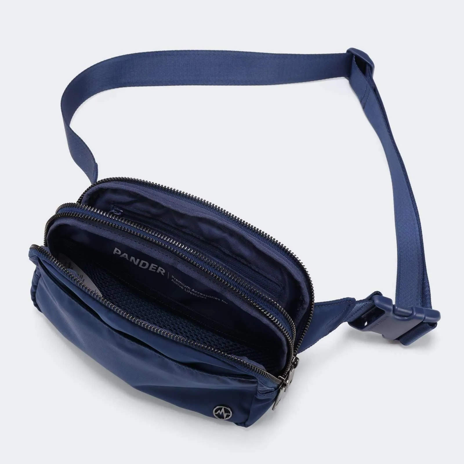 5 Zipper Pockets Purse Fanny Packs with Card Slots 2L