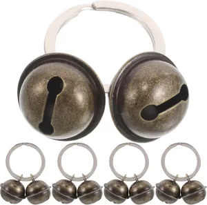 5Pcs Pet Bell Pendant Decorative Collar Bells for Cats Dogs Versatile Keychain Accessory for Pet Training Backpack Hanging Ornaments Sound for Easy Location
