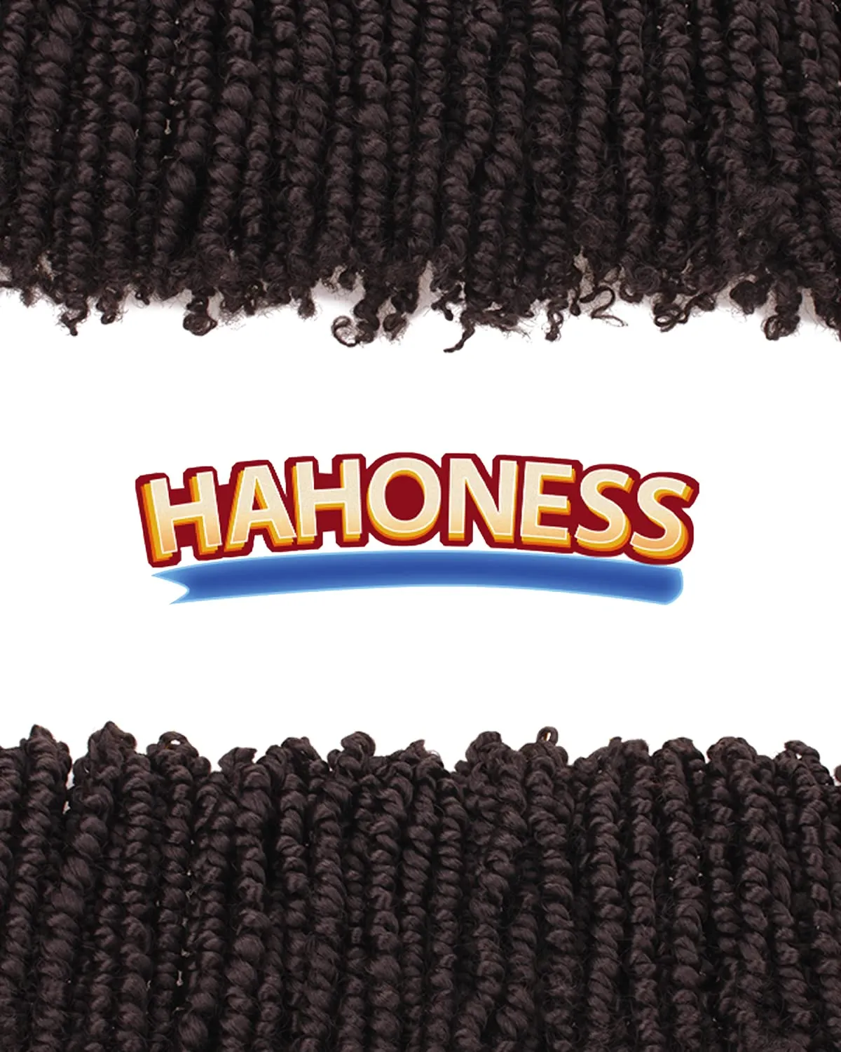 6 Inches 8 Packs Super Short Passion Twist Crochet Hair for Black Women and Kids-Light Brown PreLooped Pretwisted Crochet Hair Extension Braided by Synthetic Spring Kinky Bohemian Curls(6"-8 Packs,4#)