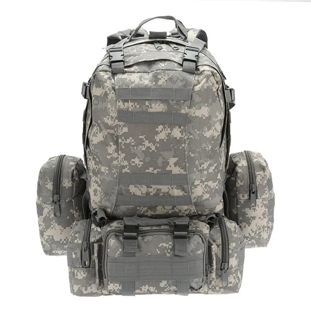 60L Minimalist Backpack Military Beautifully designed