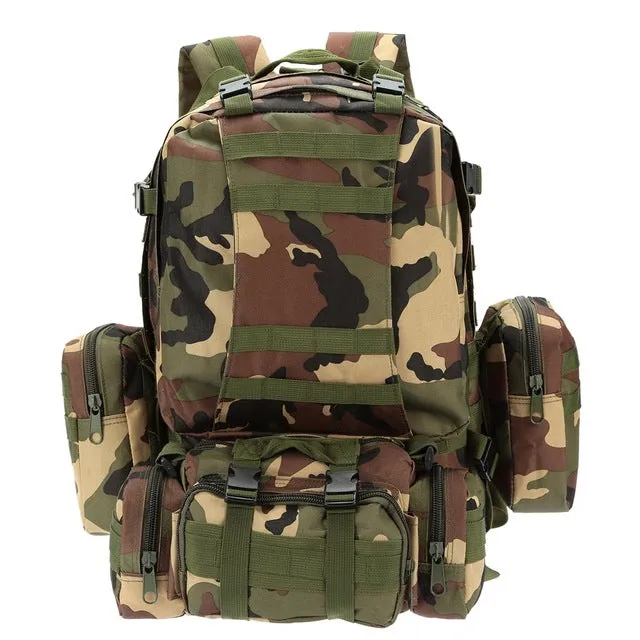 60L Minimalist Backpack Military Beautifully designed