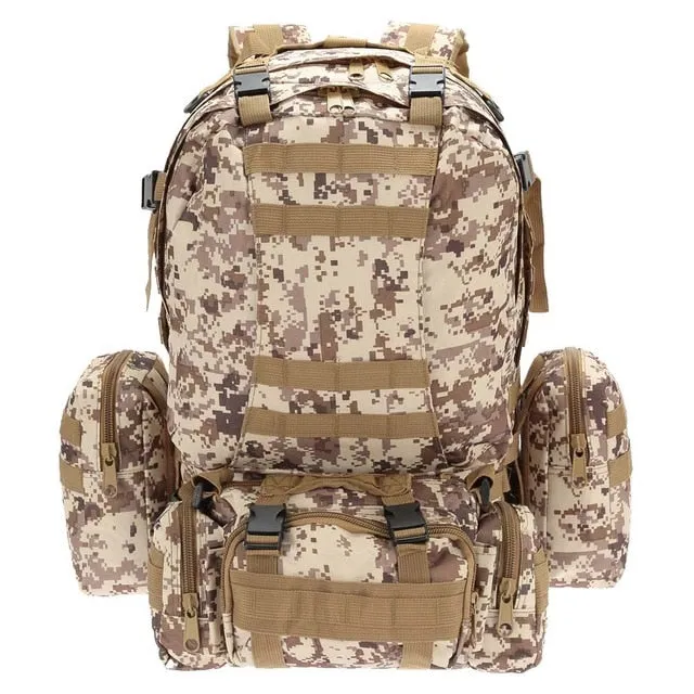 60L Minimalist Backpack Military Beautifully designed