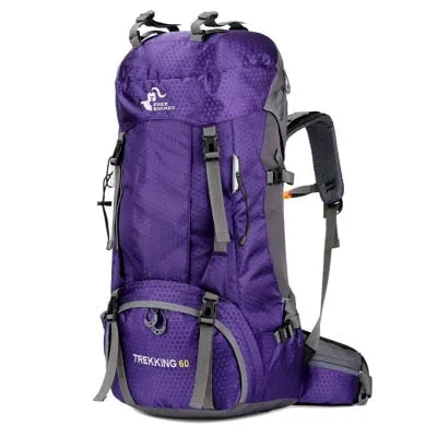 60L Waterproof Polyester Outdoor Travel Backpack