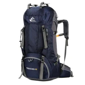 60L Waterproof Polyester Outdoor Travel Backpack