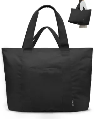 75L Extra Large Tote Bag for Women, Foldable Beach Bag with Wet Pocket, Weekender Overnight Bag for Travel, Hospital