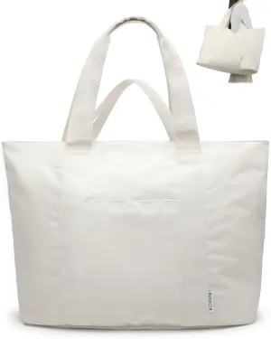 75L Extra Large Tote Bag for Women, Foldable Beach Bag with Wet Pocket, Weekender Overnight Bag for Travel, Hospital