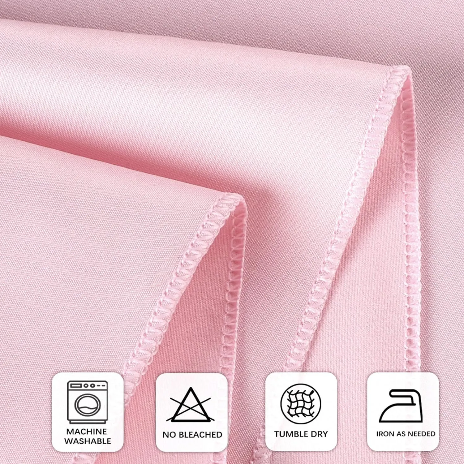8 Packs Pink Tablecloth Rectangle 60x102 Inch Rectangular Table Cloth for 6 Foot Rectangle Tables, Wrinkle Resistant Polyester Fabric Tablecloth Washable Table Covers for Wedding Party Buffet