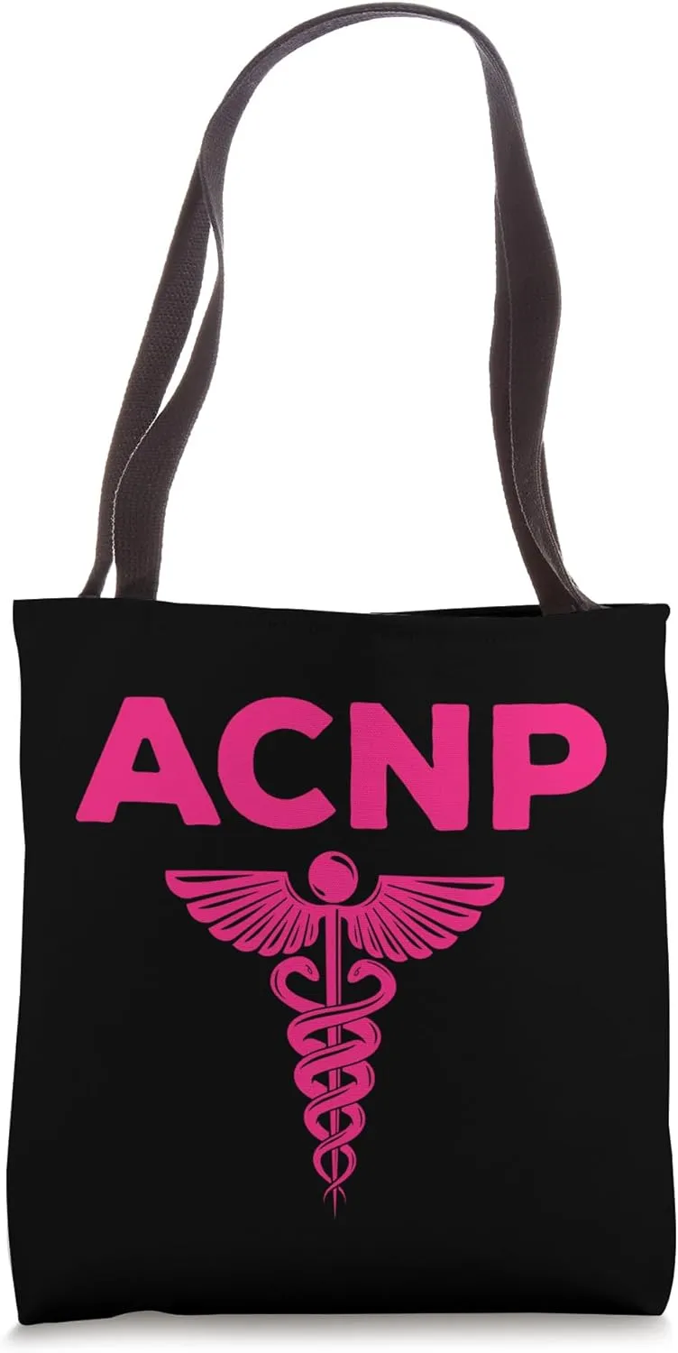 ACNP Caduceus Pocket Outfit Acute Care NP Nursing Tote Bag