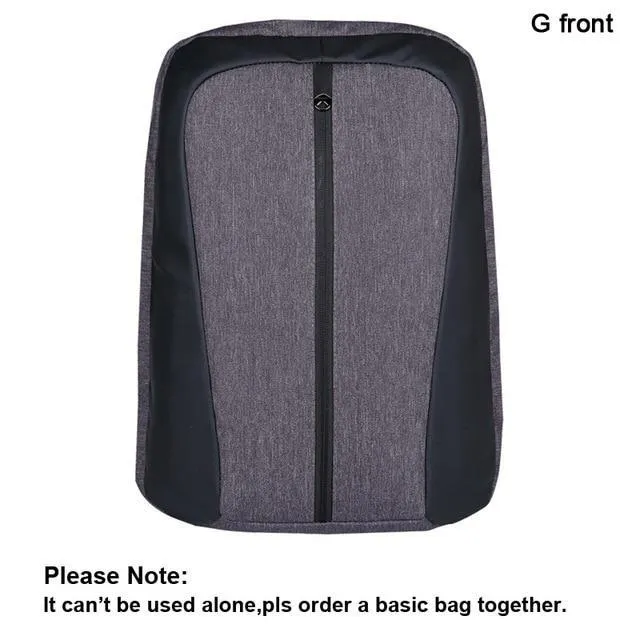 Adjustable Unisex USB Charging Anti Theft Backpack