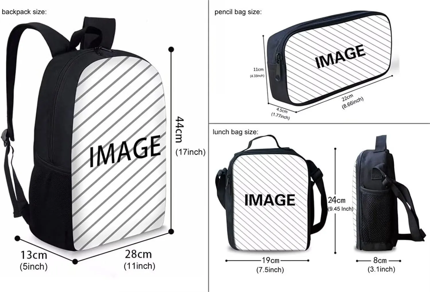 African Girl Backpack for Kids 5-7/8-12 American Black Girls School Bag and Lunch Bag Set Afro Magic Girl Backpacks for 6th Grade Elementary High Colleague Student Bookbag 17 Inch Back Pack