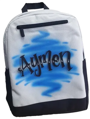 Airbrush Backpack Name Design 001