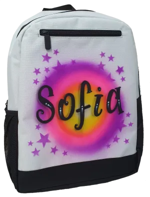 Airbrush Backpack Name Design 009