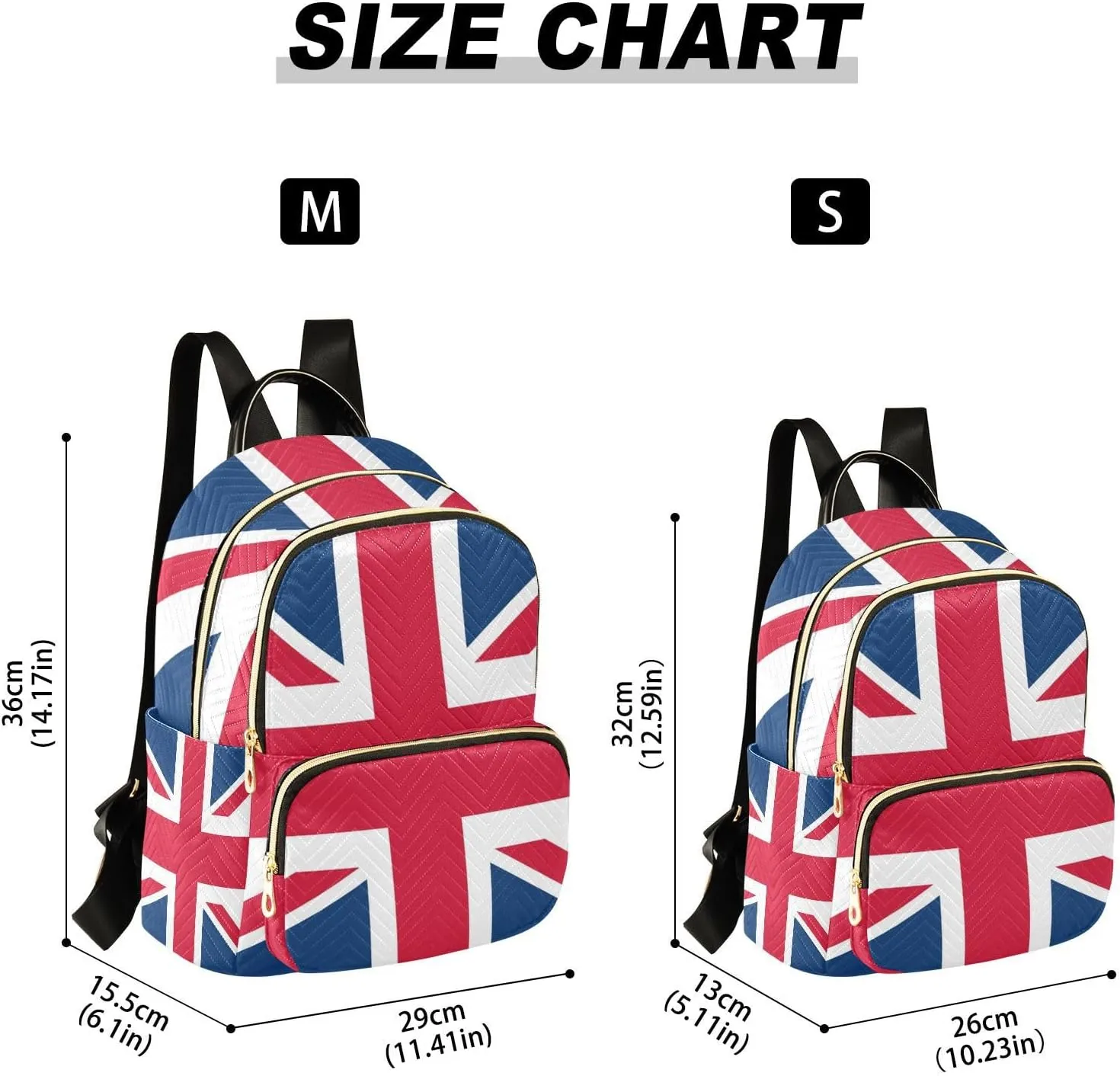 ALAZA British Flag Vector186664019 Small Backpack Purse for Women Travel Bag Fashion Daypack Back Pack Shoulder Bag