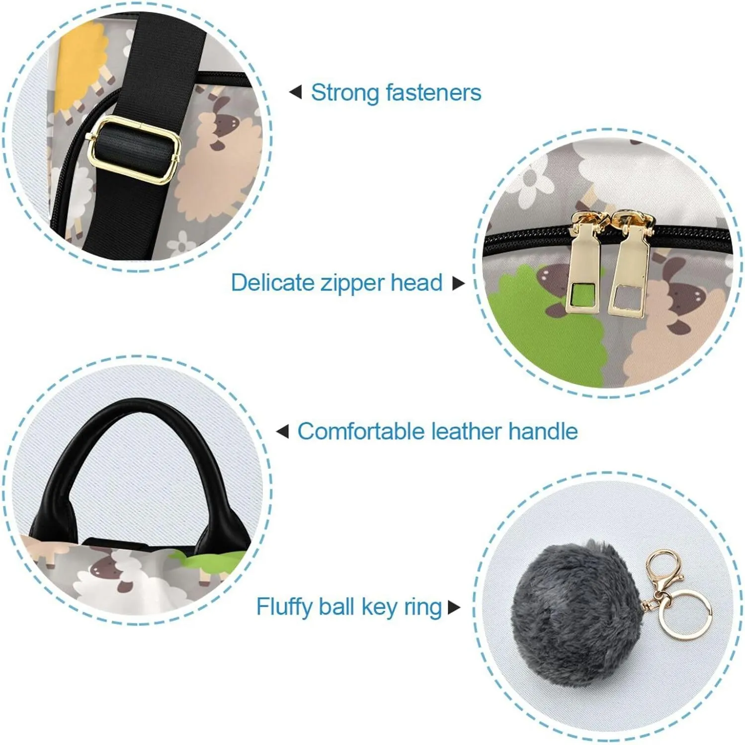 Animal Print Anti-theft Backpack Handbags for Women Travel Rucksack Lightweight Shoulder Bags 13.4 X 5.9 X 15in Pattern 13