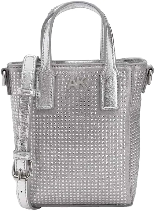 Anne Klein crystalized mini n/s convertible tote