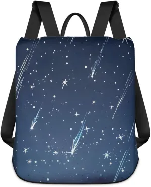 Anti-theft Lightweight Shoulder Bag Travel Essentials Backpack For Women Men College Work Weekender Backpack Large Shoulder Bag With Multiple Pockets Backpack (Bright Meteoric Shower)