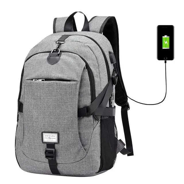 Anti Theft Travel Backpack with USB Charging