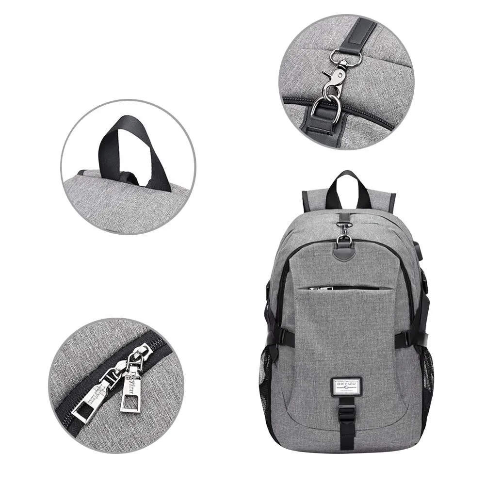 Anti Theft Travel Backpack with USB Charging