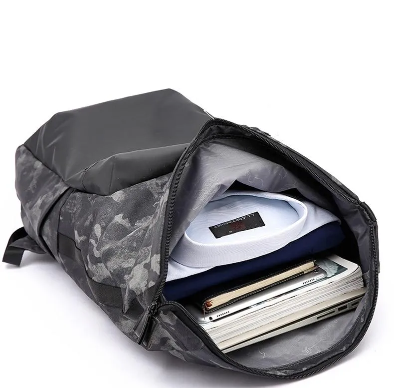 Anti-Theft Waterproof Camouflage Rucksack