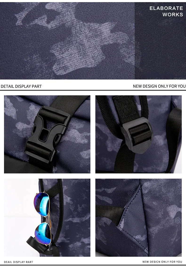 Anti-Theft Waterproof Camouflage Rucksack
