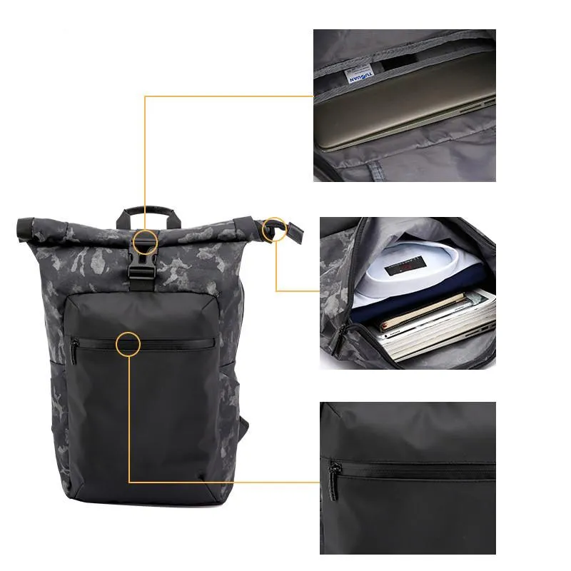 Anti-Theft Waterproof Camouflage Rucksack
