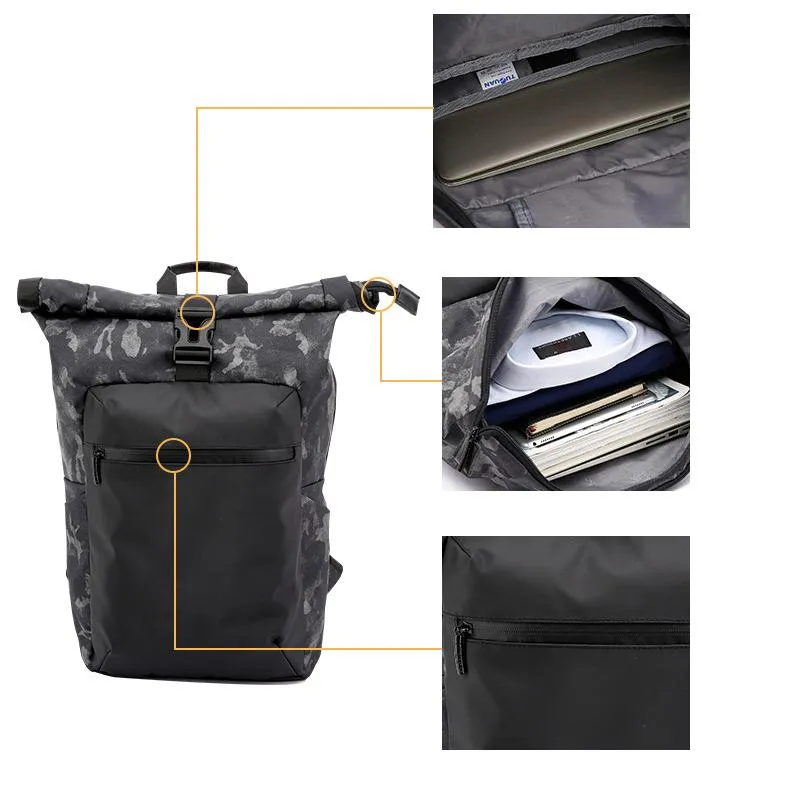 Anti-Theft Waterproof Camouflage Rucksack