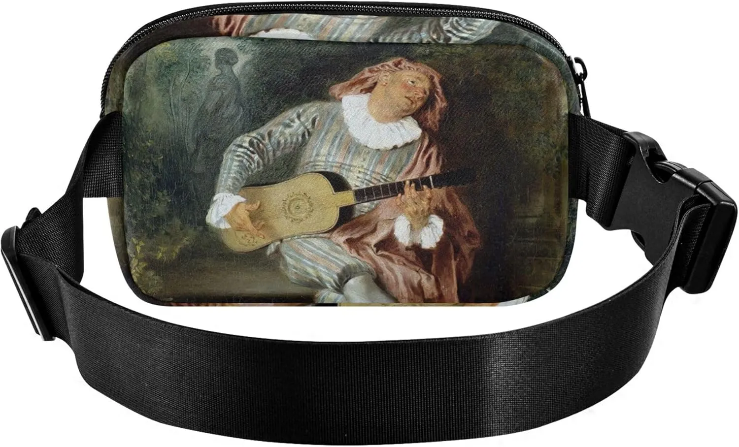 Antoine Watteau Painting Fanny Pack for Women Waterproof Hip Pouch Belt Bag Cute Waist Pouch for Women