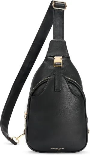 APHISON Sling Bag for Women Mini Cell Phone Purse 1328-163 BLACK