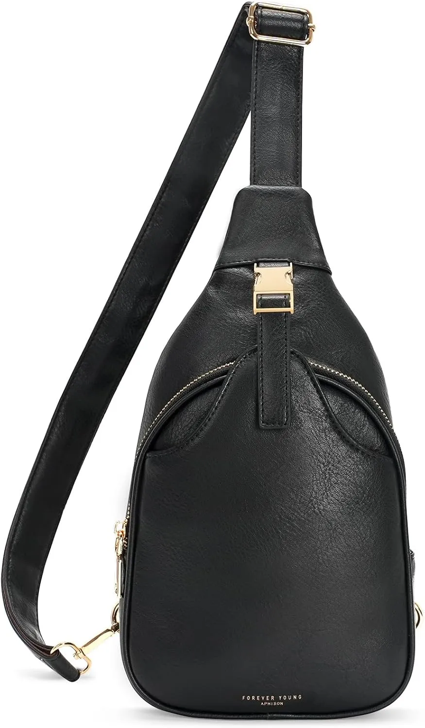 APHISON Sling Bag for Women Mini Cell Phone Purse 1328-163 BLACK