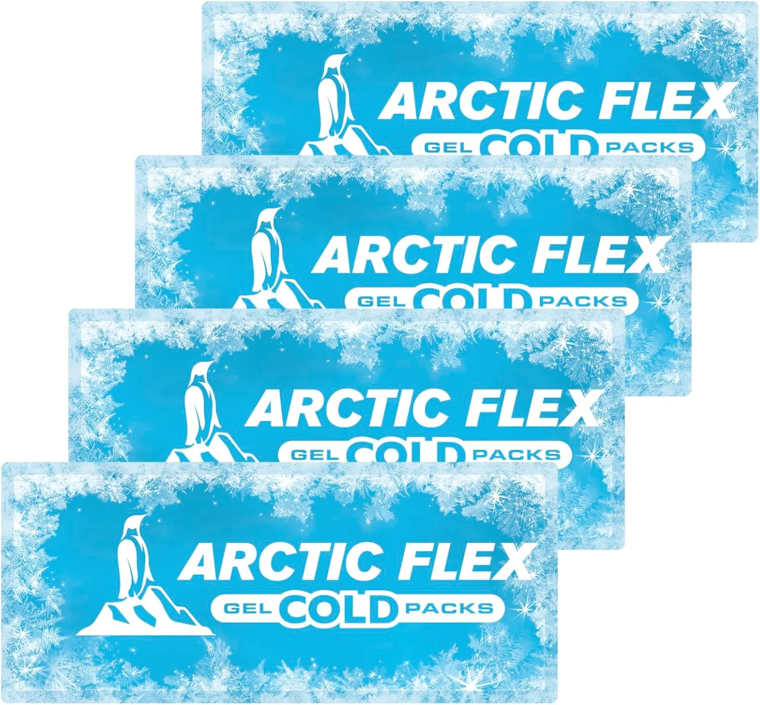 Arctic Flex Gel Replacement Packs - Gel Ice Packs Reusable for Elbow Ice Brace - Hot and Cold Gel Ice Pack for Injuries, Pain Relief, Swelling - Flexible Therapy Compression Wrap - Athletic Women, Men