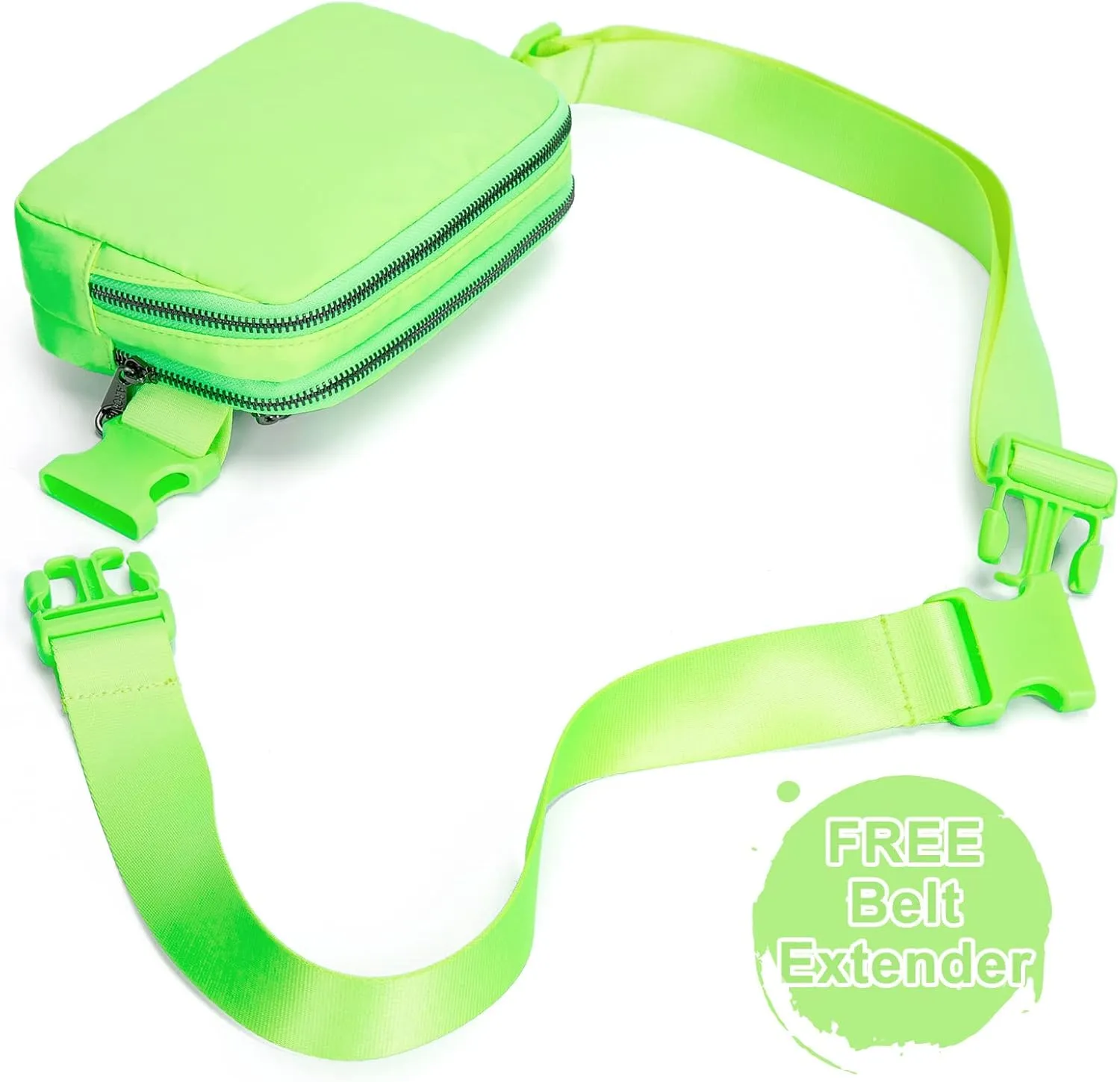 AROME Mini Belt Bag for Women, Fashion Waist Packs Fanny Pack Crossbody Bags with Strap Extender for Women Men, Waterproof Waist Bag Hip Bum Bag for Casual Travel Running Hiking Outdoor Sports