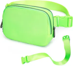 AROME Mini Belt Bag for Women, Fashion Waist Packs Fanny Pack Crossbody Bags with Strap Extender for Women Men, Waterproof Waist Bag Hip Bum Bag for Casual Travel Running Hiking Outdoor Sports