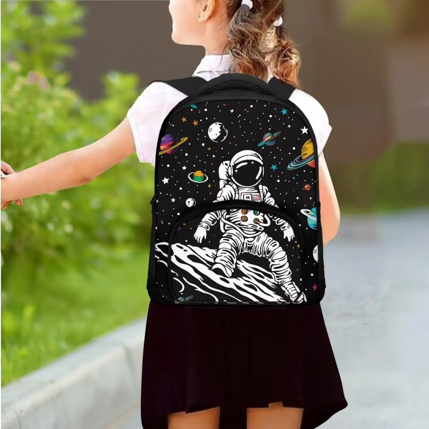 Astronaut Little Boy Backpacks Ages 3-5 Preschool Backpack Travel Backpack Daypack School Bag for Elementary Boys Preschool Backpack Aesthetic Bookbag To Store Pens,Crayon Box