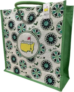 Authentic Masters Augusta National Jute Tote Bag
