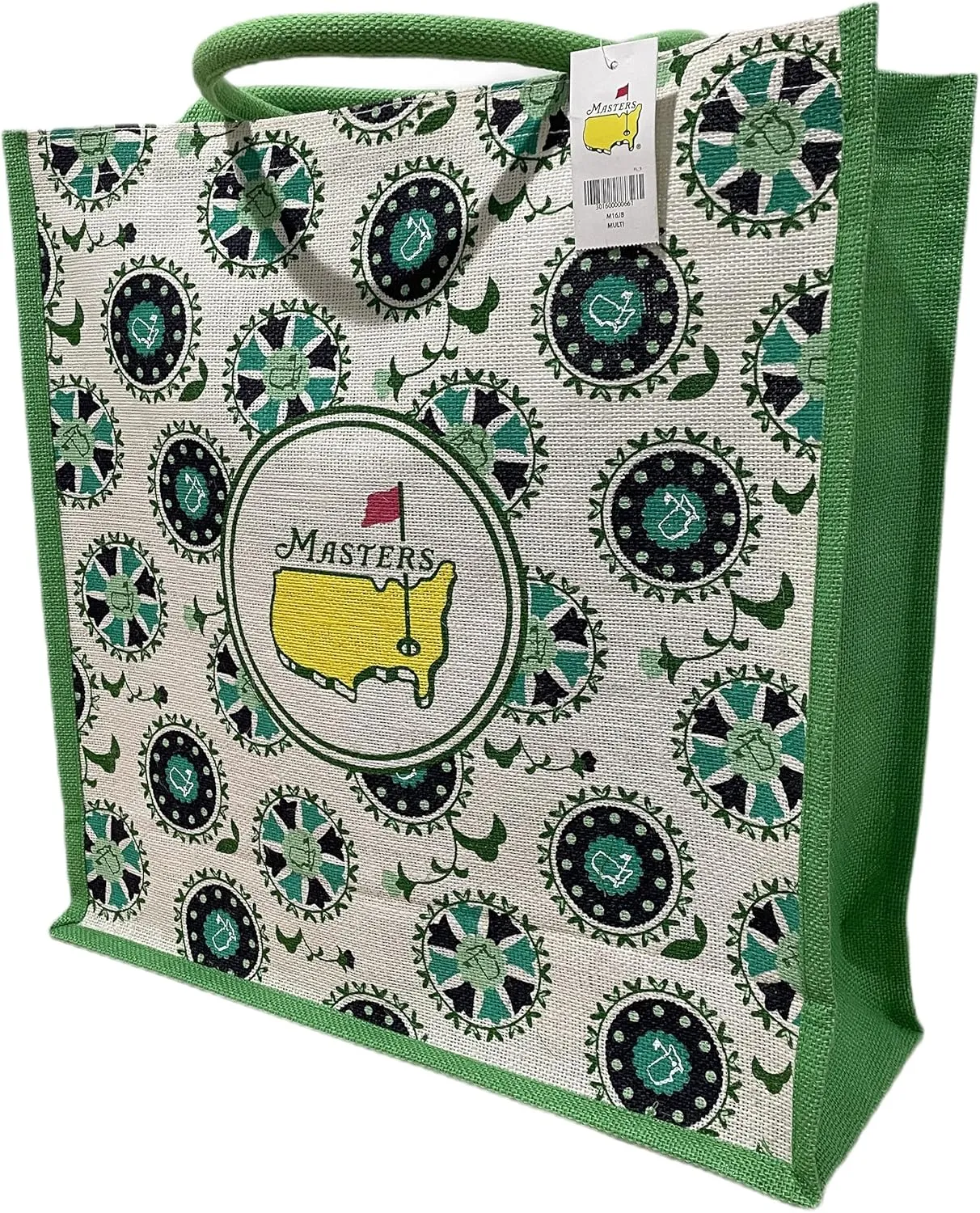 Authentic Masters Augusta National Jute Tote Bag