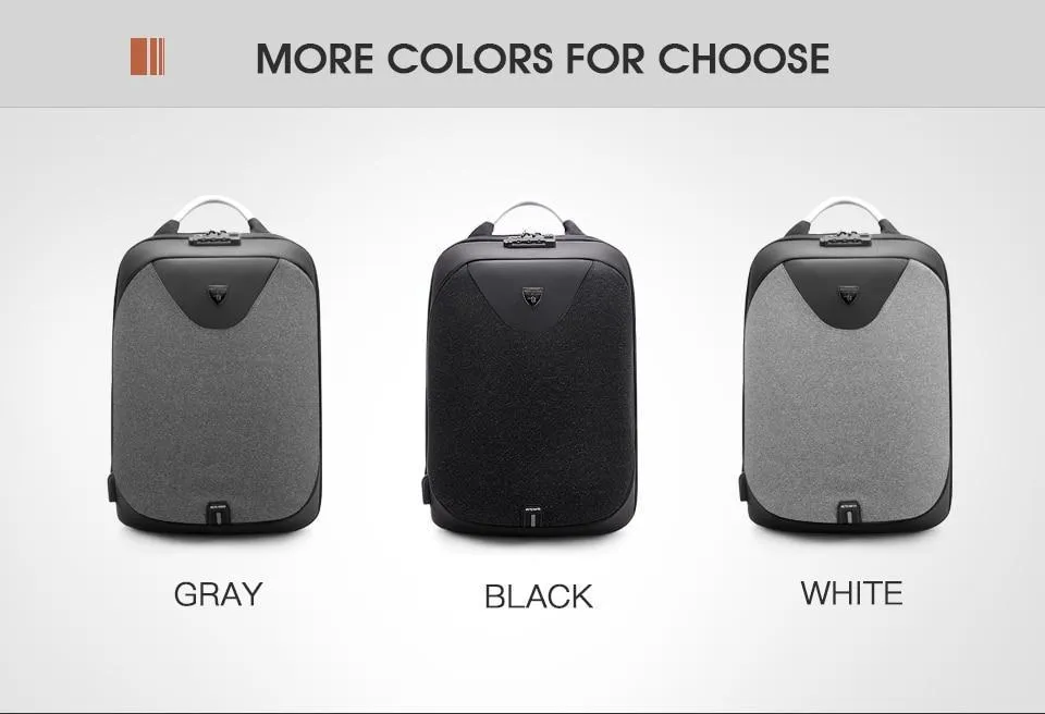Backpack ARCTIC Anti HUNTER Theft Limited-edition USB Charging Futuristic