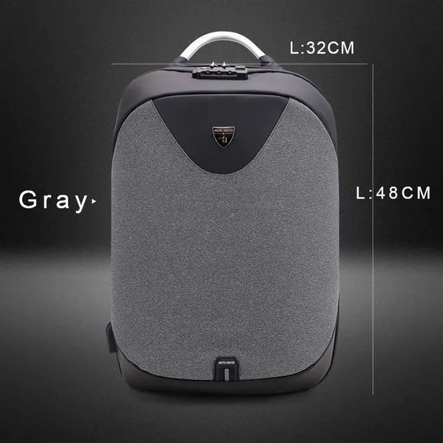 Backpack ARCTIC Anti HUNTER Theft Limited-edition USB Charging Futuristic